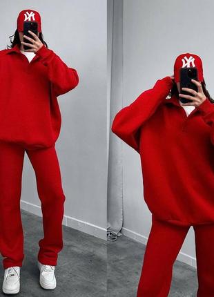 Теплые и уютные спортивные костюмы кроя oversize9 фото