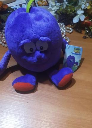 Мягкая игрушка коллекция серия овощи фрукты goodness gang слива нова с этикеткой есть другие овощи фрукты