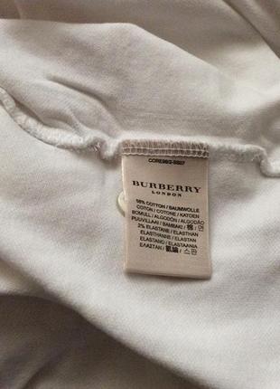 Женская футболка поло burberry 100% оригинал код размер xs-s6 фото