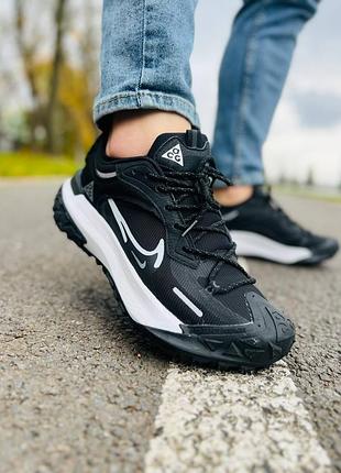 🥊nike acg mountain fly 2 low black white🥊кроссовки найк асг мужские, кроссовки мужественный найк, мужские кроссовки весна-осень