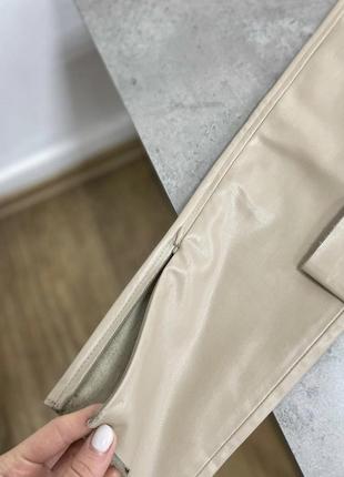 Лосіни з еко шкіри zara лосины из эко кожи zara3 фото