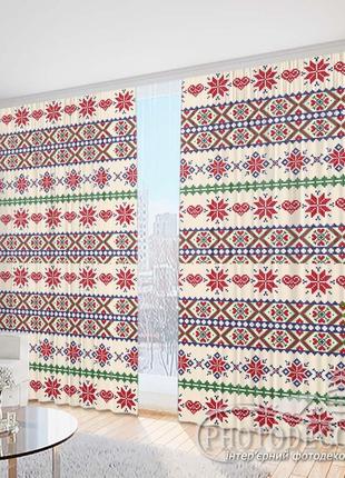 Штори з українським орнаментом 24 – будь-який розмір. читаємо опис!