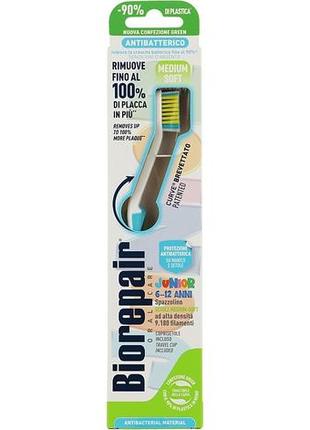 Зубна щітка biorepair дитяча "досконале чищення", біло-блакитна