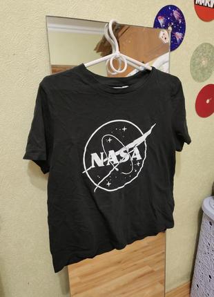 Топ футболка nasa divided h&m