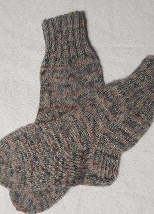 Шкарпетки зі шкарпеткової вовни ручна робота