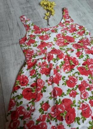 Літній сарафан сукню в квітковий принт h&m5 фото