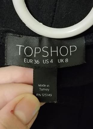 Укороченая чорная кофта topshop2 фото