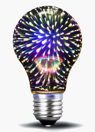 Светодиодная декоративная лампочка фейерверк