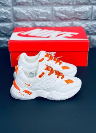 Женские кроссовки nike белые кожаные кроссовки найк
