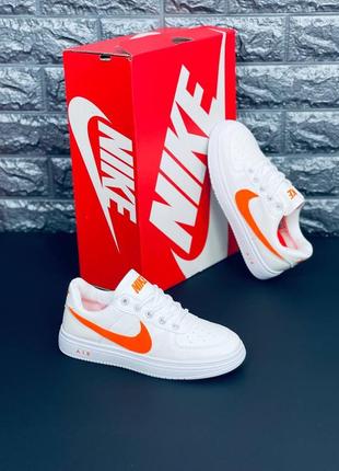 Женские кроссовки nike air force белые кожаные кроссовки найк аир форсы