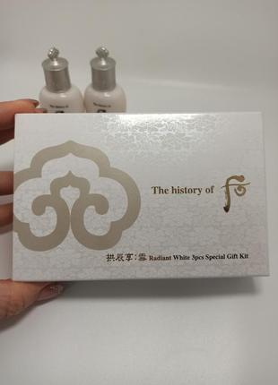 Осветляющий набор the history of whoo gongjinhyang seol radiant white special gift kit 3 предм7 фото