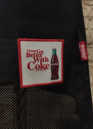 Интересное классное платье сеточка от coca-cola hype с нашивками3 фото