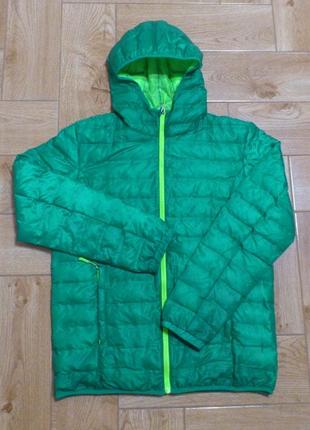 Куртка чоловіча легка стьобана зелена crane куртка чоловіча стоьобана крейн р. l-m🇩🇪
