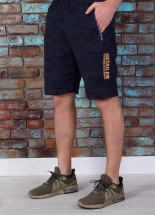 Чоловічі камуфляжні трикотажні шорти tailer довжина 48 см (2054)6 фото