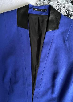 Пиджак, стильный жакет, удлиненный пиджак savage3 фото