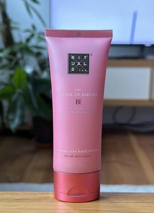 Rituals the ritual of sakura instant care hand lotion | лосьон для рук, для мгновенного ухода, 70ml.1 фото