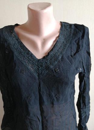 Платье туника атмосфера чёрное вискоза