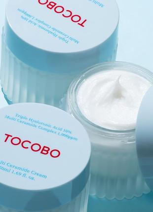 Питательный и восстанавливающий крем с керамидами tocobo multi ceramide cream