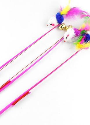 Дразнилка для котов "мышь с колокольчиком"