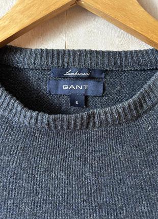 Шерстяний светр gant4 фото