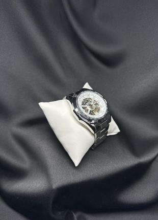 Чоловічий механічний годинник на браслеті форсін наручний годинник для хлопця forsining годинник на руку для чоловіка4 фото