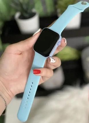 Смарт-годинник smart watch series 7 розумний спортивний фітнес годинник red/blue/green/silver