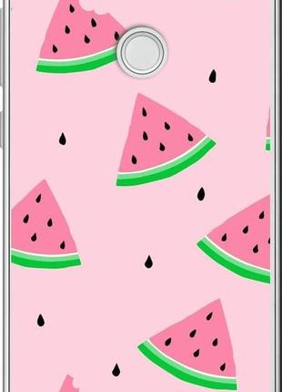 Чохол на huawei p8 lite (2017) рожевий кавун "4314u-777-10746"