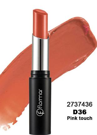 Помада flormar deluxe shine gloss - оттенок d36 pink touch