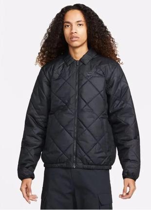 Куртка мужская nike sb skate jacket triple black winter coat оригинал