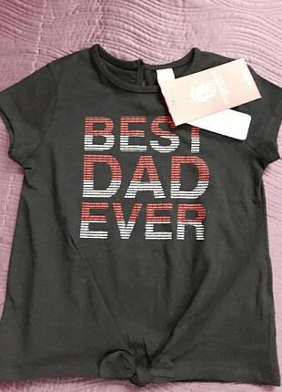 Стильная футболка на девочку