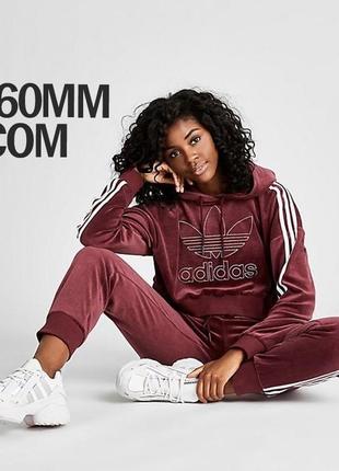 Класна спортивна кофта кроп топ худі adidas оригінал