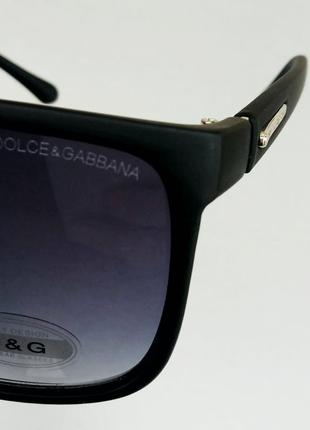 Dolce & gabbana очки мужские солнцезащитные черные с градиентом8 фото