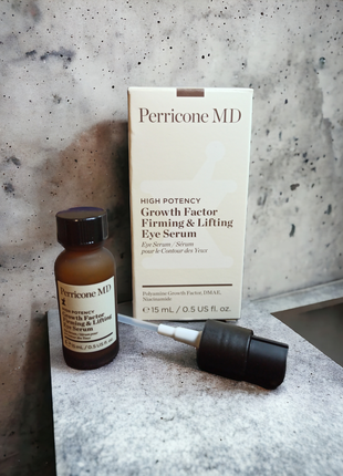 Perricone md growth factor firming & lifting eye serum зміцнююча та підтягуюча сироватка для очей