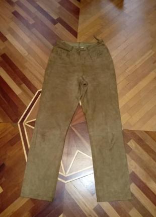 Брюки замша р.36 alba moda