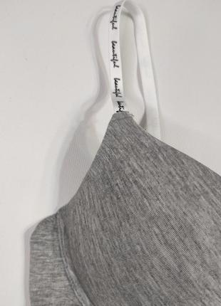 Бюстгальтер на косточках базовый из модала esmara 80b германия серый7 фото