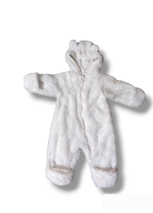 Пухнастий комбінезон чоловічок ведмежа 56см