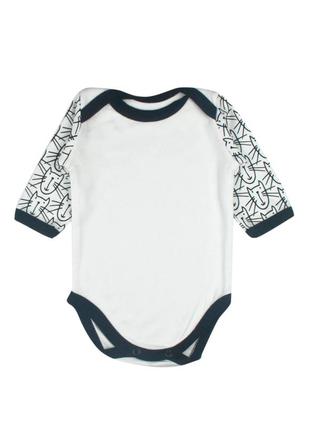 Боді дитячий білий з котиками tm mishka