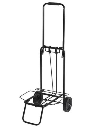 Візок ручний господарський чорний bo-camp luggage trolley foldable 35 kg black (5267281)