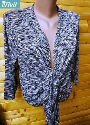 Оригинальная блузка с завязкой на узел известного немецкого бренда crivit1 фото