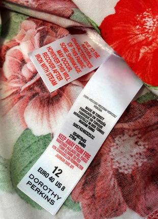 Легкий  цветочный кардиган пиджак накидка от dorothy perkins7 фото