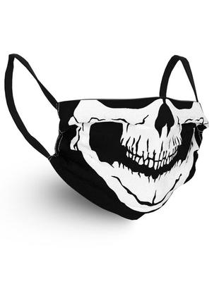 Брендовий маска для обличчя skull black 2