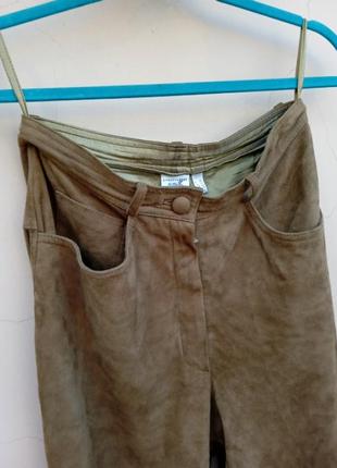 Брюки замша р.36 alba moda9 фото