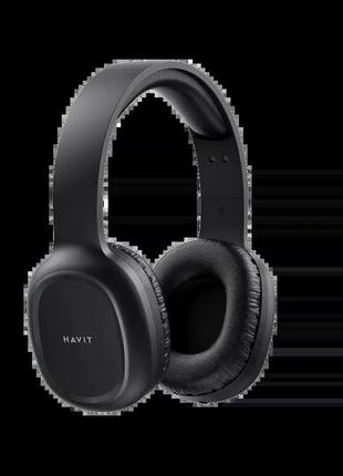 Навушники накладні, бездротові, havit hv-h2590bt pro black