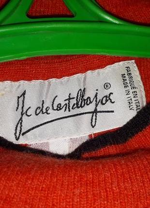 Новая модная длинная яркая теплая туника платья цвета паприка с объемным декором пайетки и...