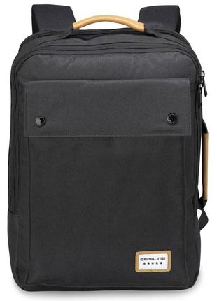 Сумка-рюкзак 15 л чорний semi line 15 black (l2002)