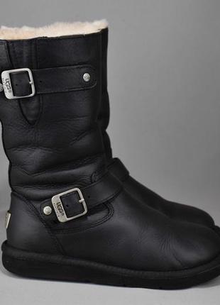 Ugg australia kensington biker угги ботинки женские зимние мех овчина цигейка 36-37 р/23 см