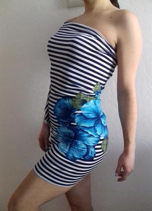 Очень крутое платье-туника с разрезом на рукаве+ подарок!4 фото