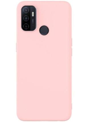 Чехол fiji soft для oppo a53 силикон бампер светло-розовый