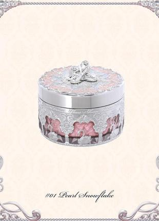 Розсипчаста пудра для обличчя #01 flower knowns swan ballet music box loose setting powder