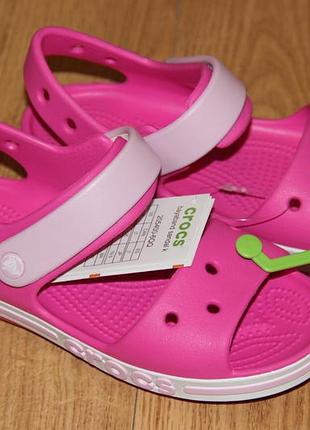 Дитячі босоніжки сандалі crocs bayaband крокси с11-j3 оригінал